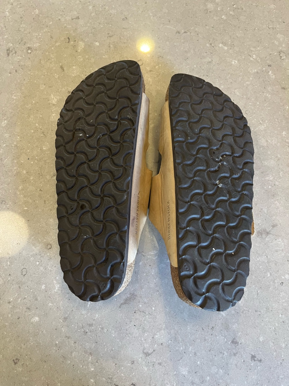 Birkenstock Arizona Big Buckle Sandcastle Nubuck Size 39 - Picture 5 of 6